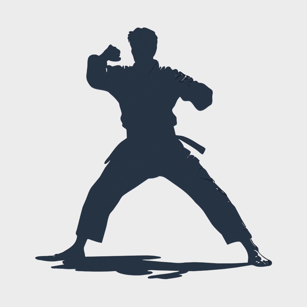 Martial Arts Taekwondo Silhouette
