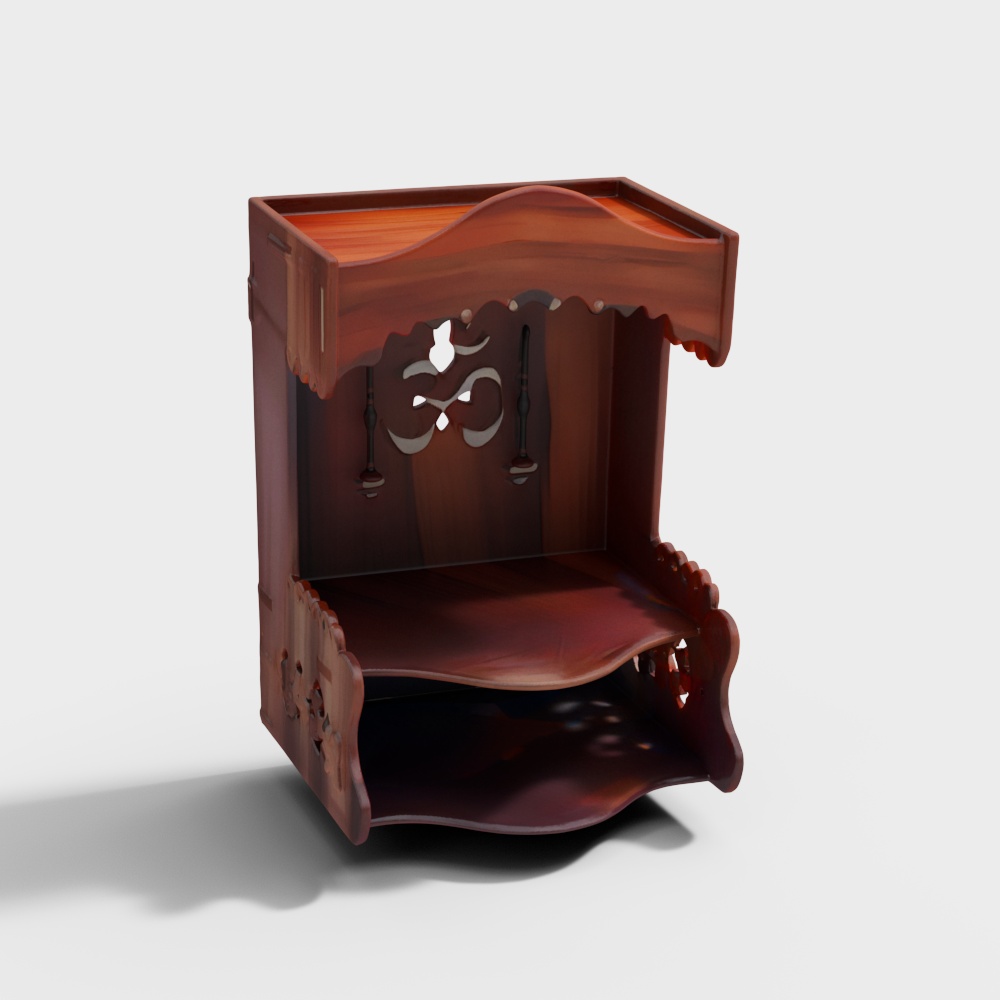 Wallwey Decor T040D Engineered Wood Home Temple