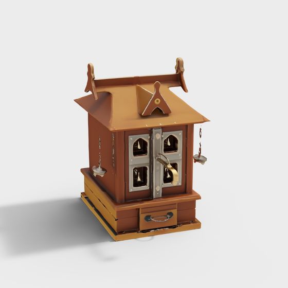 Cozy Loft 3D model for Warm Interiors