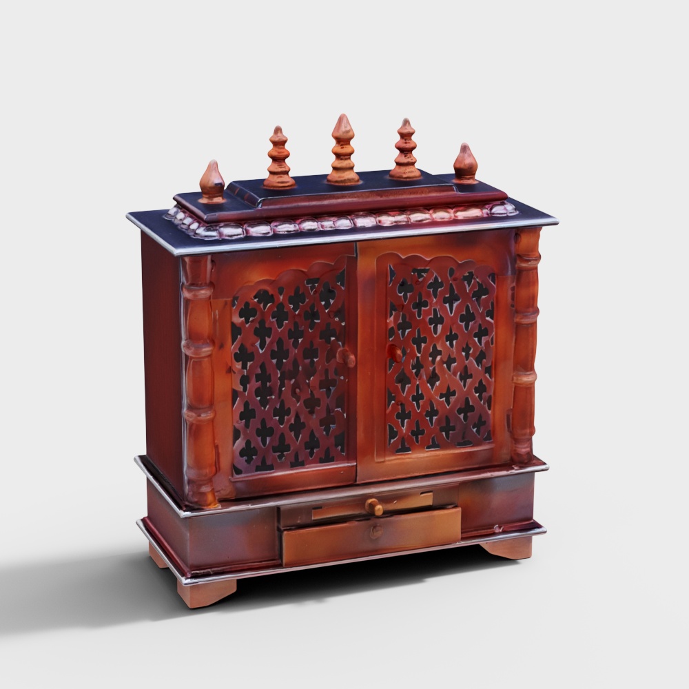 Marusthalee Solid Wood Home Temple