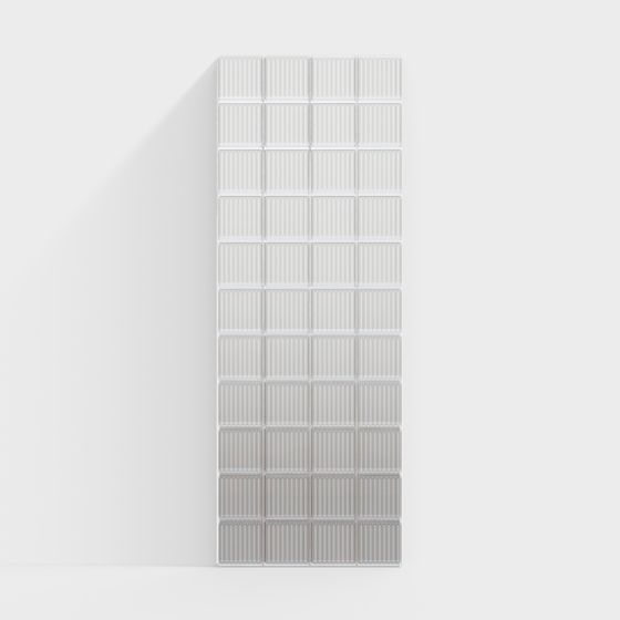 Orange Striped Gradient Glass Partition