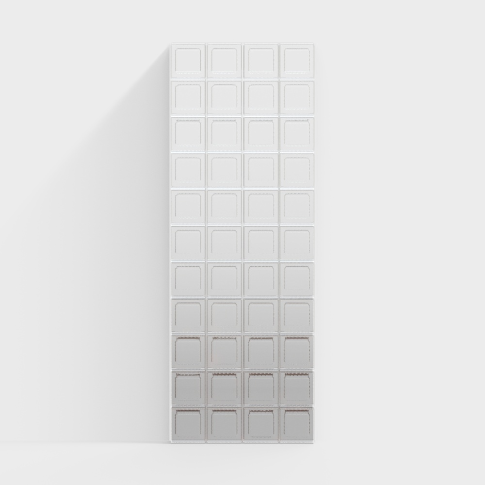 Orange Gradient Glass Partition