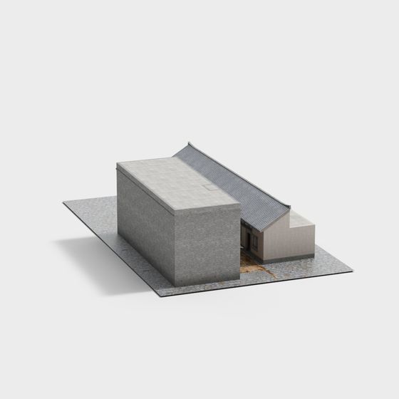 Serene Traditional Village 3D model