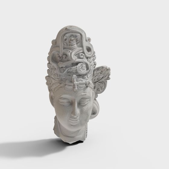 Stylish Egyptian Statue 3D Model for Creative Projects