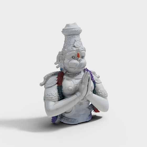 High Detail Hanuman 3D Model for Creative Projects