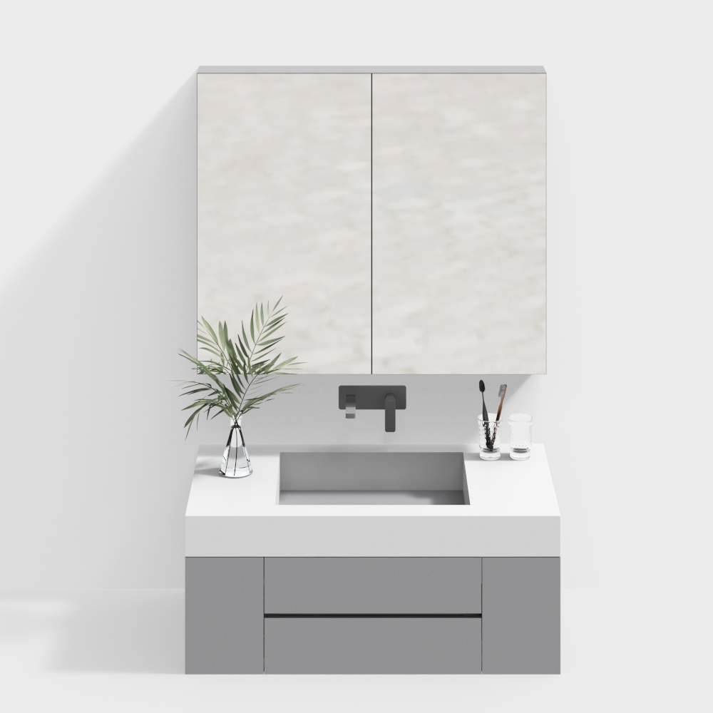 Bồn rửa mặt hiện đại