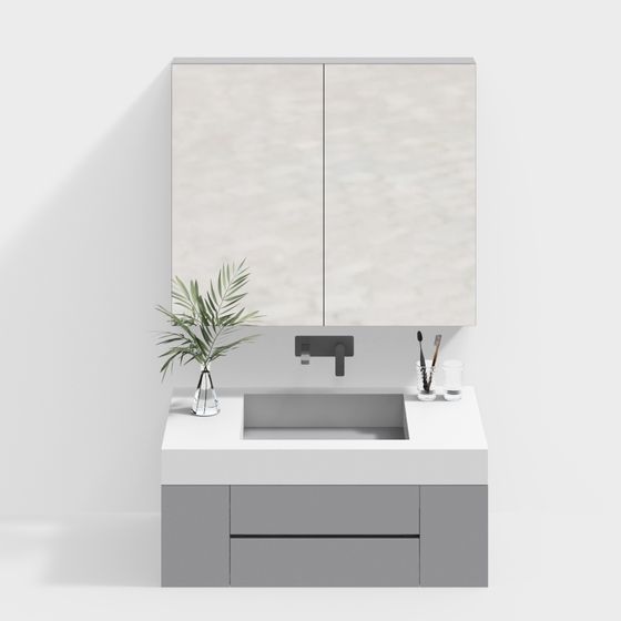 Bồn rửa mặt hiện đại