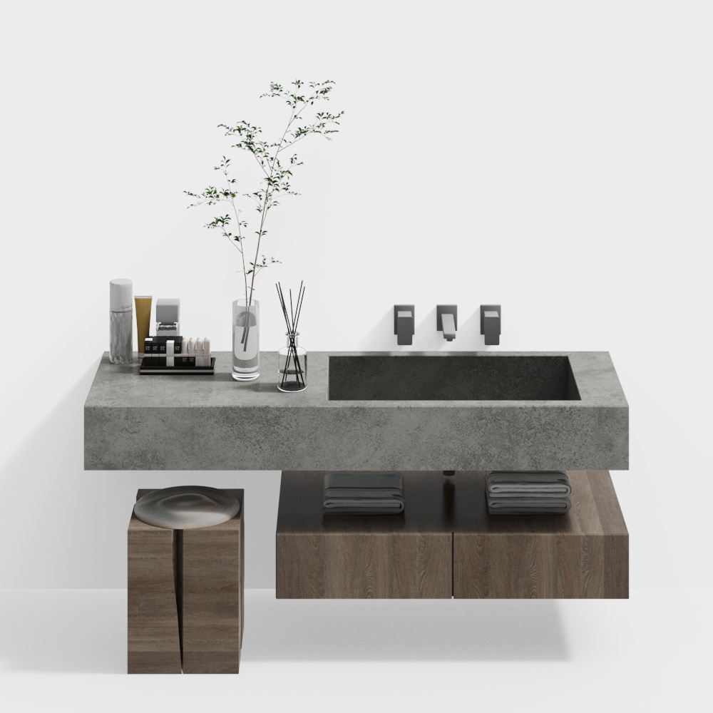 Wabi Sabi Style Washbasin