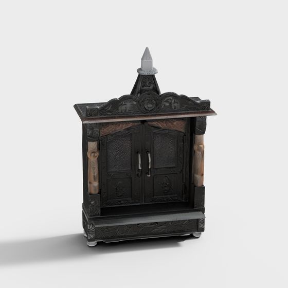 Dark Altar 3D model for Mystical Environments