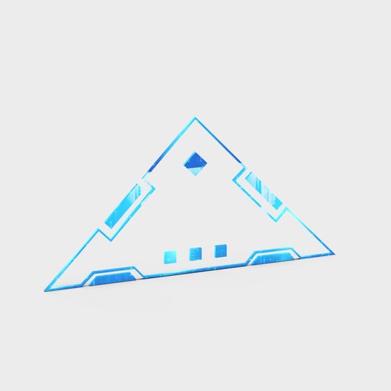 Crystal Pyramid 3D model