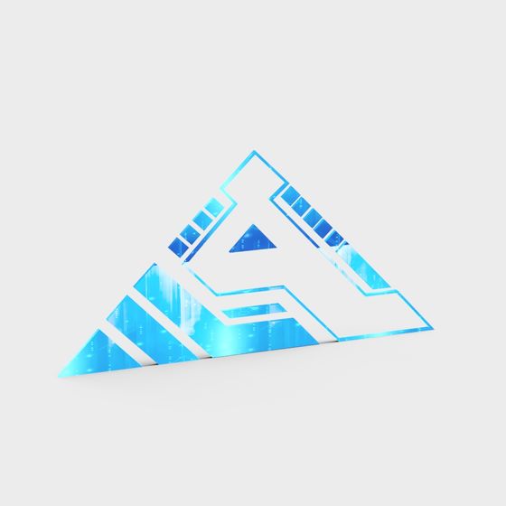 Crystal Pyramid 3D model