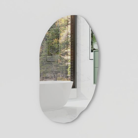 불규칙 욕실 거울