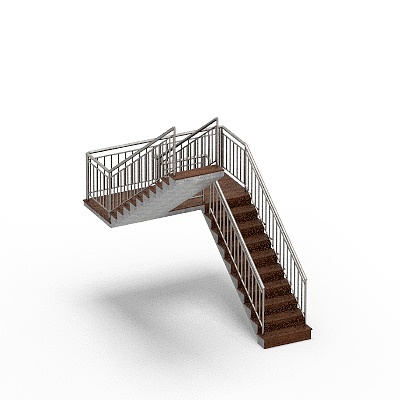 U-shaped staircase