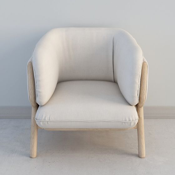 Cozy Lounge Chair 3D model