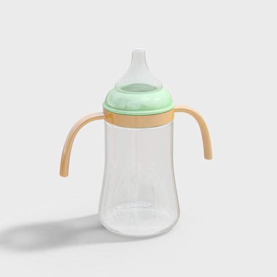 Baby Sippy Cup 3D model with Low Poly Design