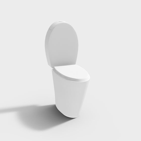Minimalist Toilet 3D model