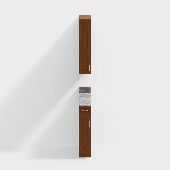 Minimalist Kitchen Cabinet 3D model