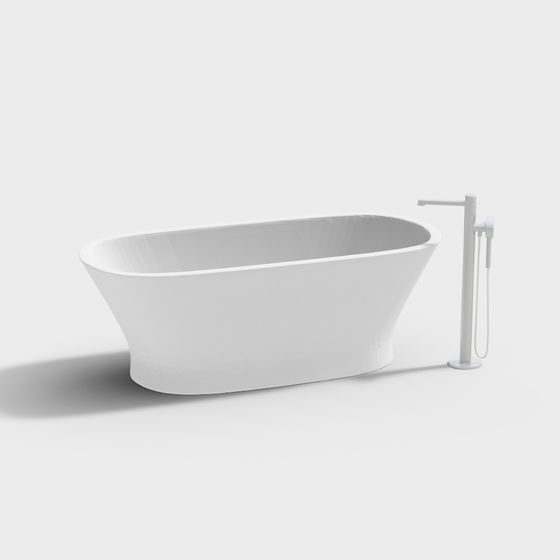 Minimalist Bathtub 3D model