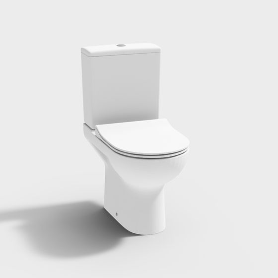Urban Toilet 3D model for Contemporary Spaces