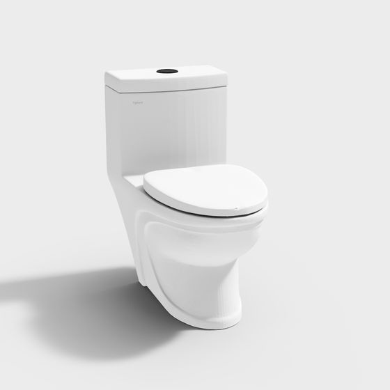 Urban Toilet 3D model for Modern Design