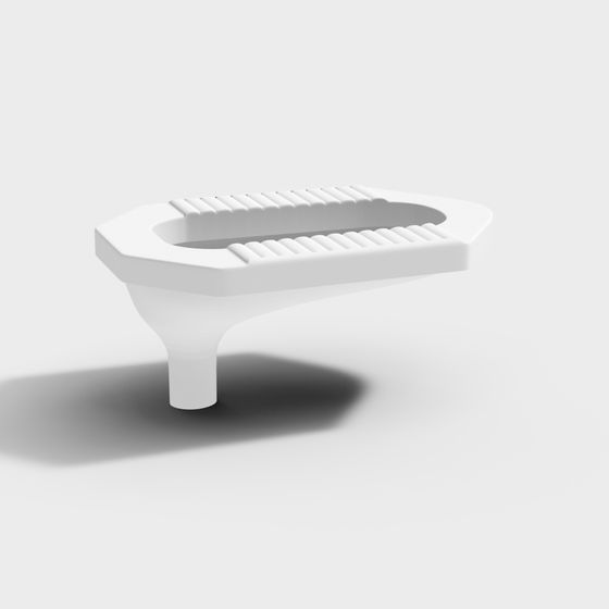 Futuristic Minimalist Urinal 3D model
