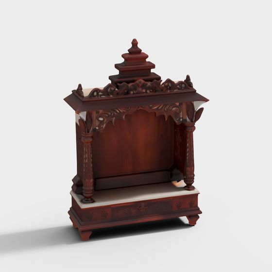 Classic Chinese Altar 3D model