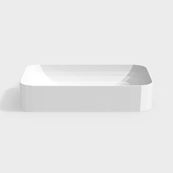 Minimalist Sink 3D model for Creative Projects