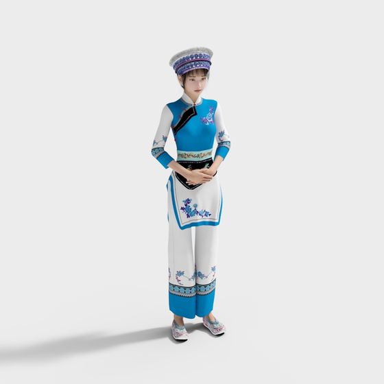 民族の美しさのフィギュア