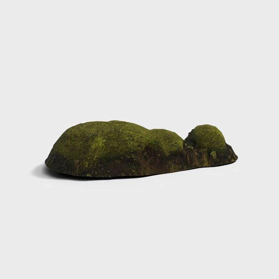 Mossy Ridge 3D Model for Nature-Inspired Designs