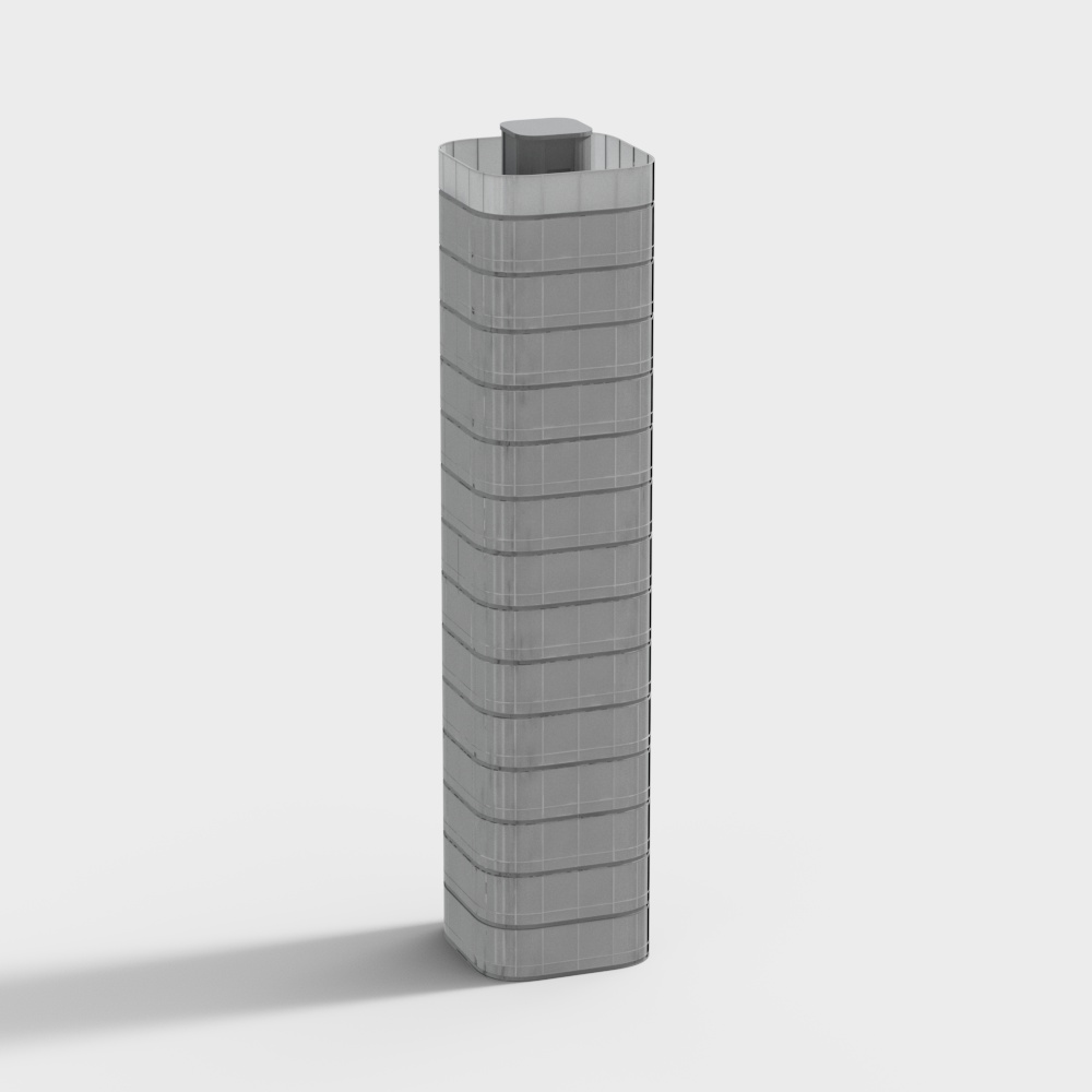 Urban Tower 3D Model