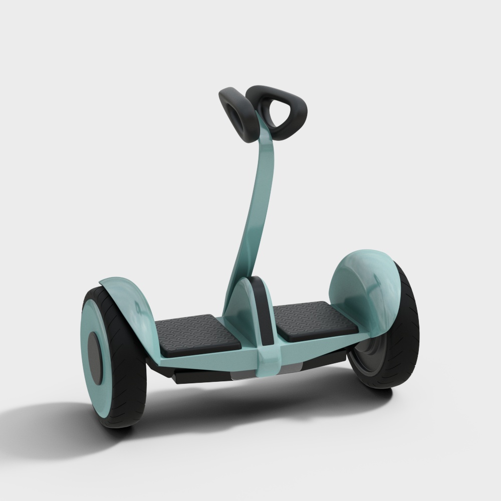 Futuristic Low-Poly Hoverboard – Minimalist 3D Model