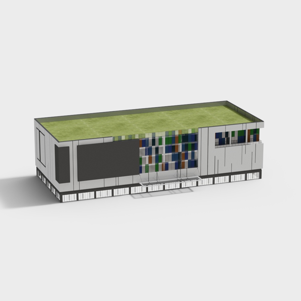 Futuristic Nature-Inspired Urban Building 3D model