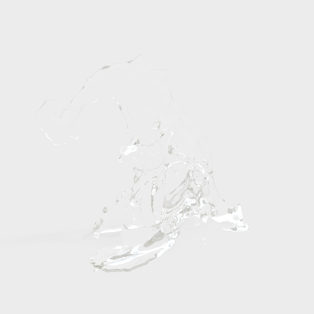 Splashing Water 3D model