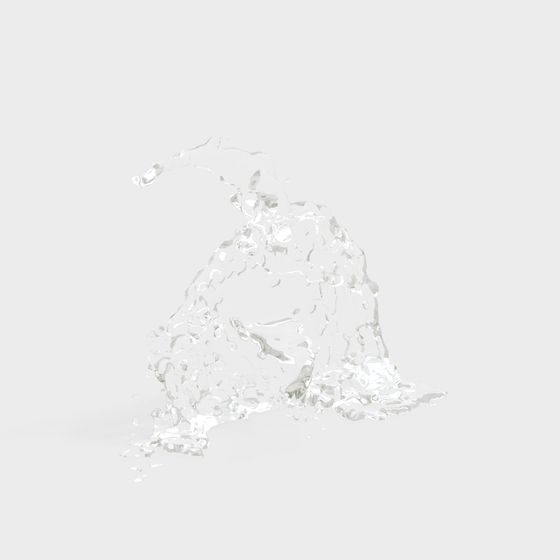 Splashing Water 3D model