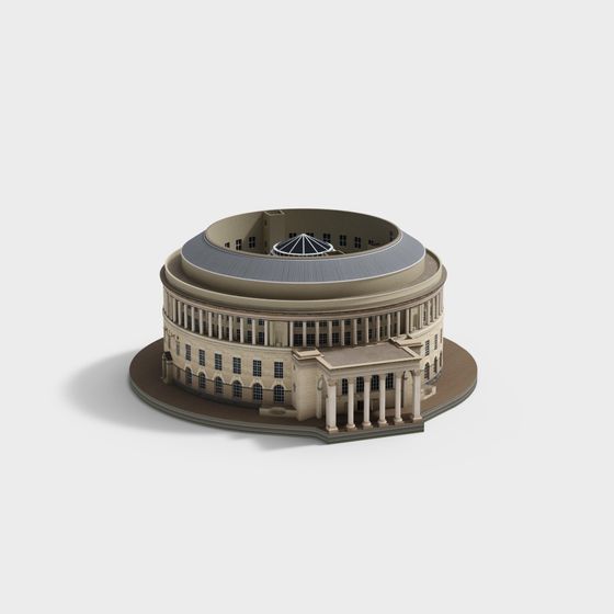 Classical Dome Theatre 3D model