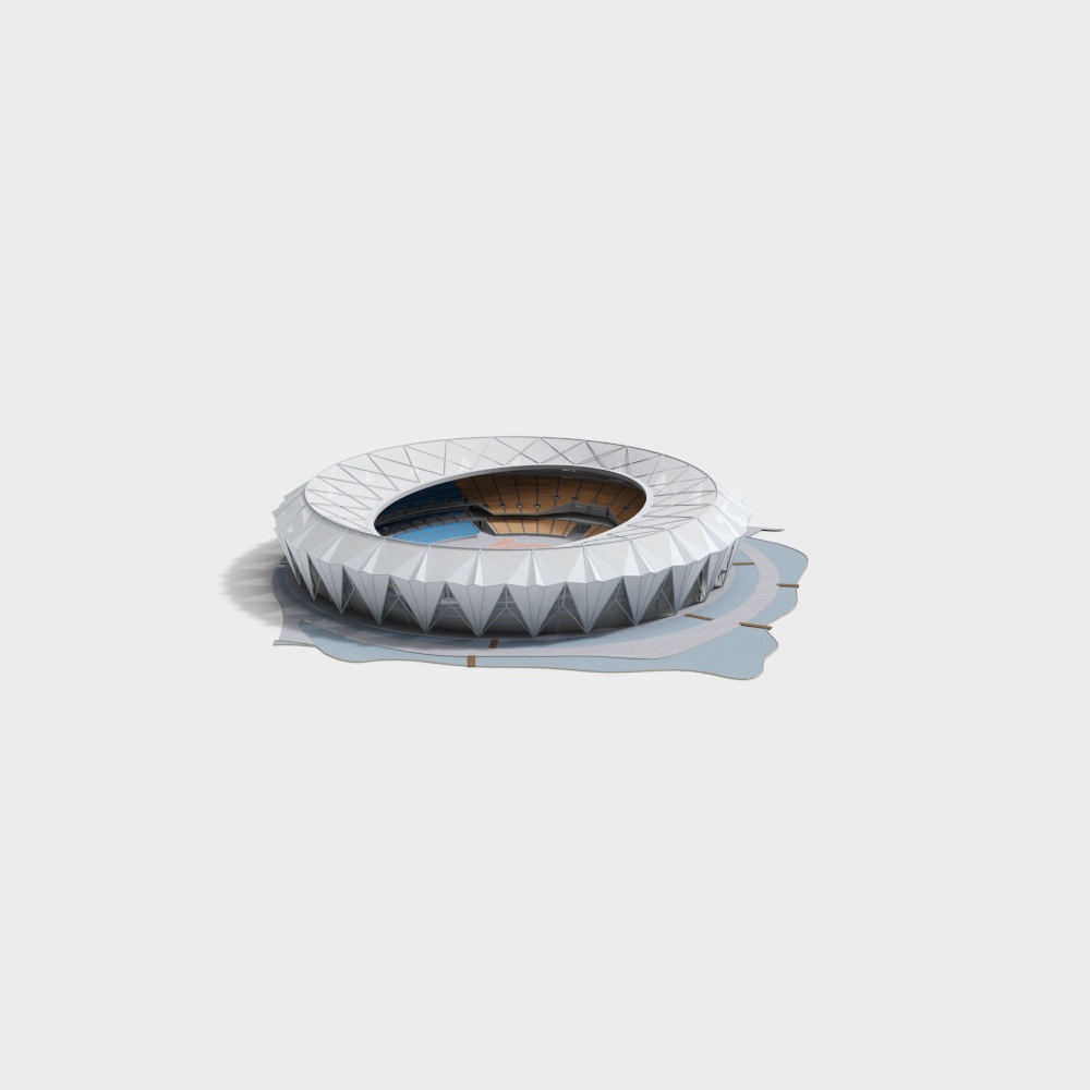 Futuristic Arena 3D model