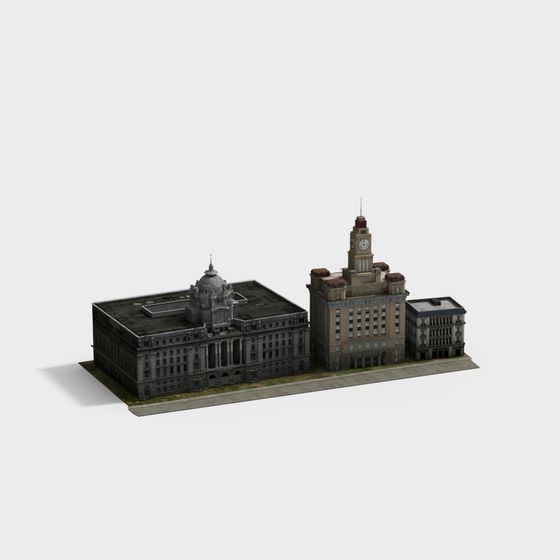 Urban Landmark 3D model