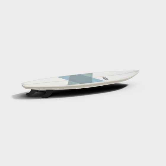 Modern Surfboard 3D model for Creative Projects