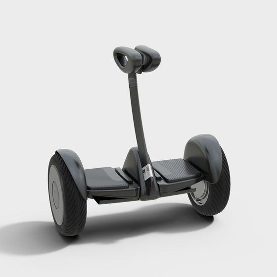 Futuristic Low-Poly Balance Car 3D model