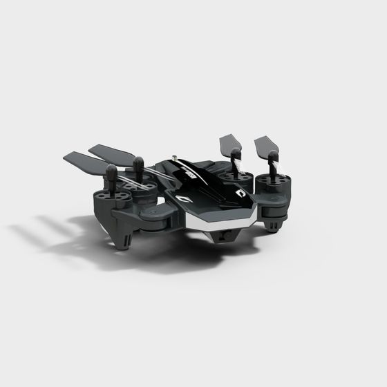Stunning Mini Drone 3D model for Creative Projects