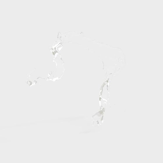 Translucent Water Horse 3D model