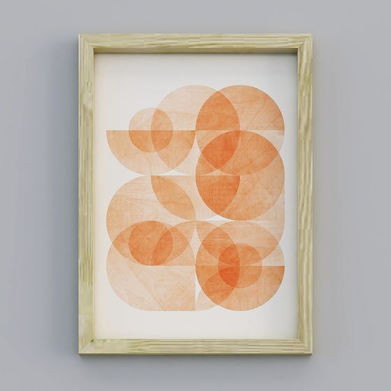 Charming Abstract Circular Frame 3D model