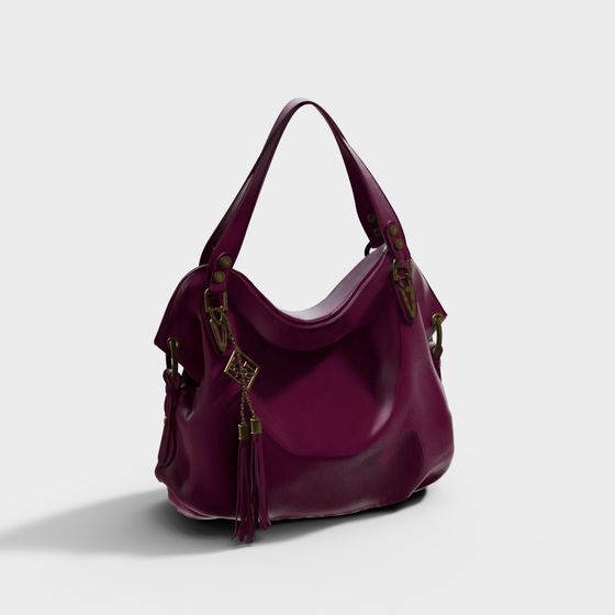 Elegant Handbag 3D model with Unique Design
