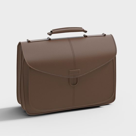 Sophisticated Low-Poly Handbag 3D model for Creative Design