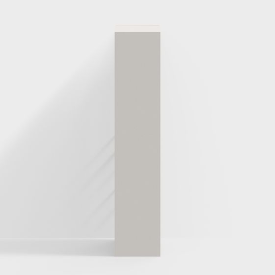 Stylish Concrete Column 3D model for Design Projects