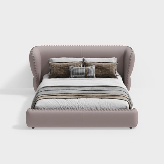 Cozy Retreat 3D model Bed