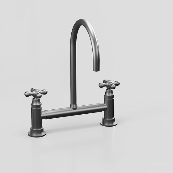 Retro Faucet 3D model with Unique Charm
