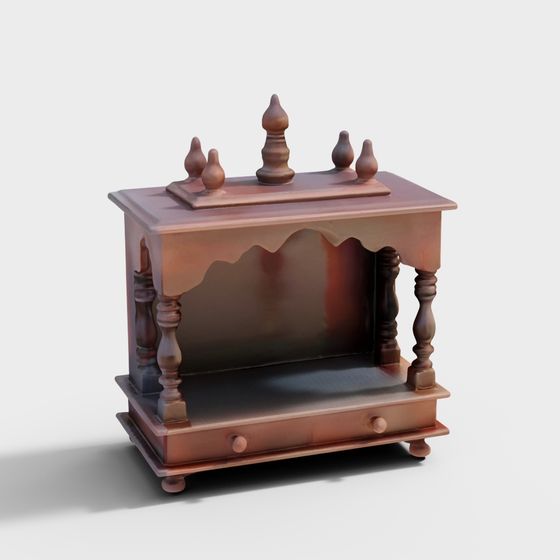 Elegant Vintage Fireplace 3D model for Modern Design
