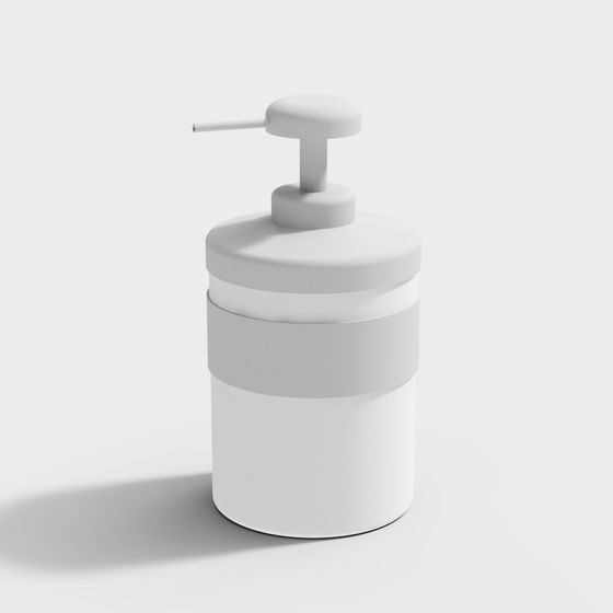 Minimalist Soap Dispenser Bottle 3D model