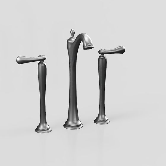 Retro Faucet 3D Model Design for Modern Projects